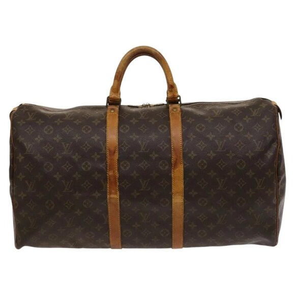 LOUIS VUITTON Monogram Keepall 55 Boston Bag - Picture 10 of 15